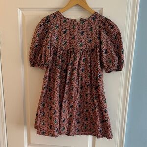 Pink Chicken Floral Puff Sleeve Dress